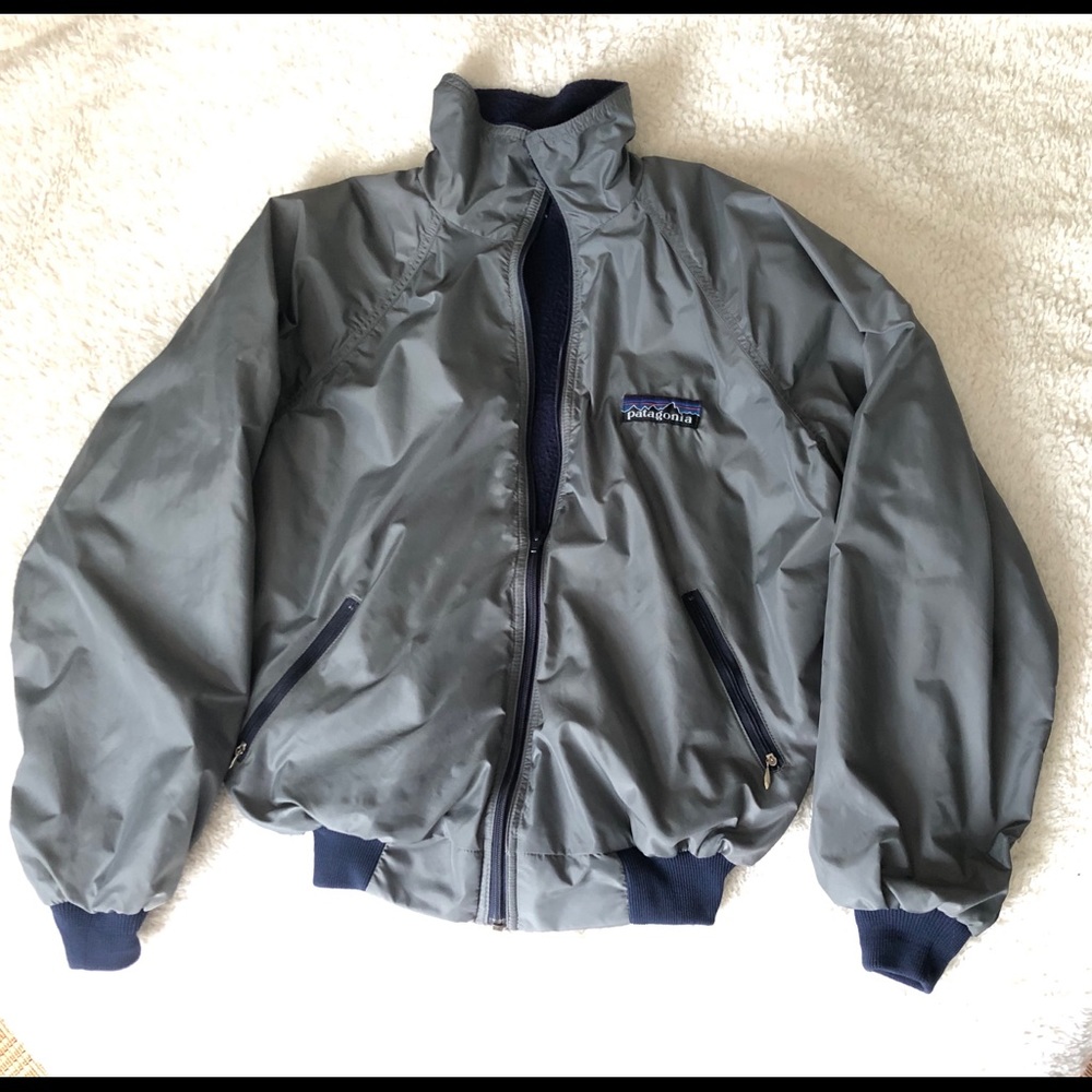 Patagonia Fleece-lined Bomber Windbreaker Size M